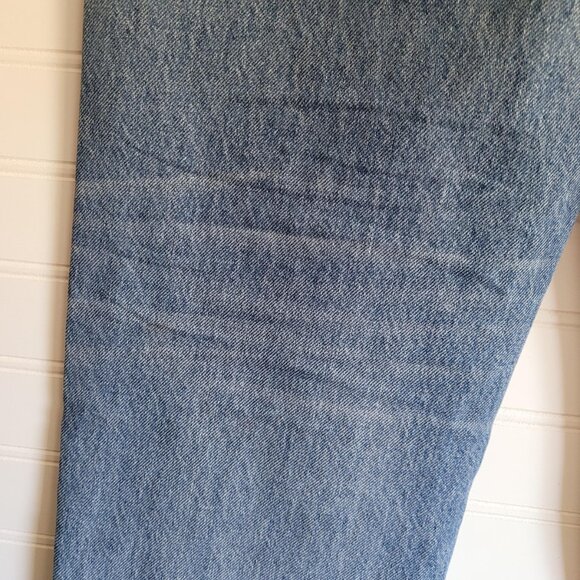 Madewell Jeans Womens Size 27 Classic Straight High Rise Crop Distressed - Picture 9 of 12